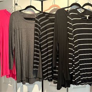 Soma Tunic Long Sleeve Tops, size Medium